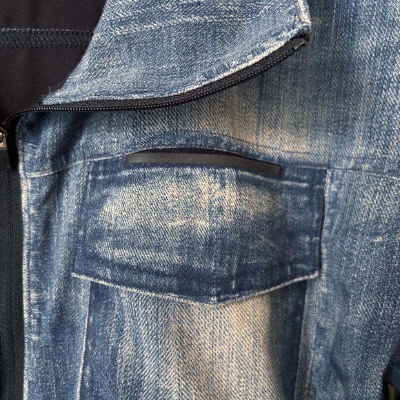 Lucy indiGO Trucker Jacket Small Blue - Picture 5 of 10